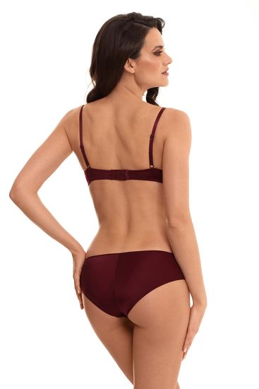 Трусы-бразилиана N04-179 Бордовый