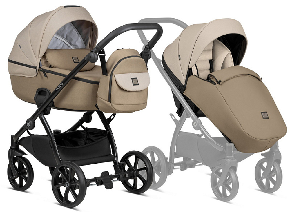 Детская коляска Tutis Uno 5 Plus Earth collection 3 в 1 1402005 Chateau grey