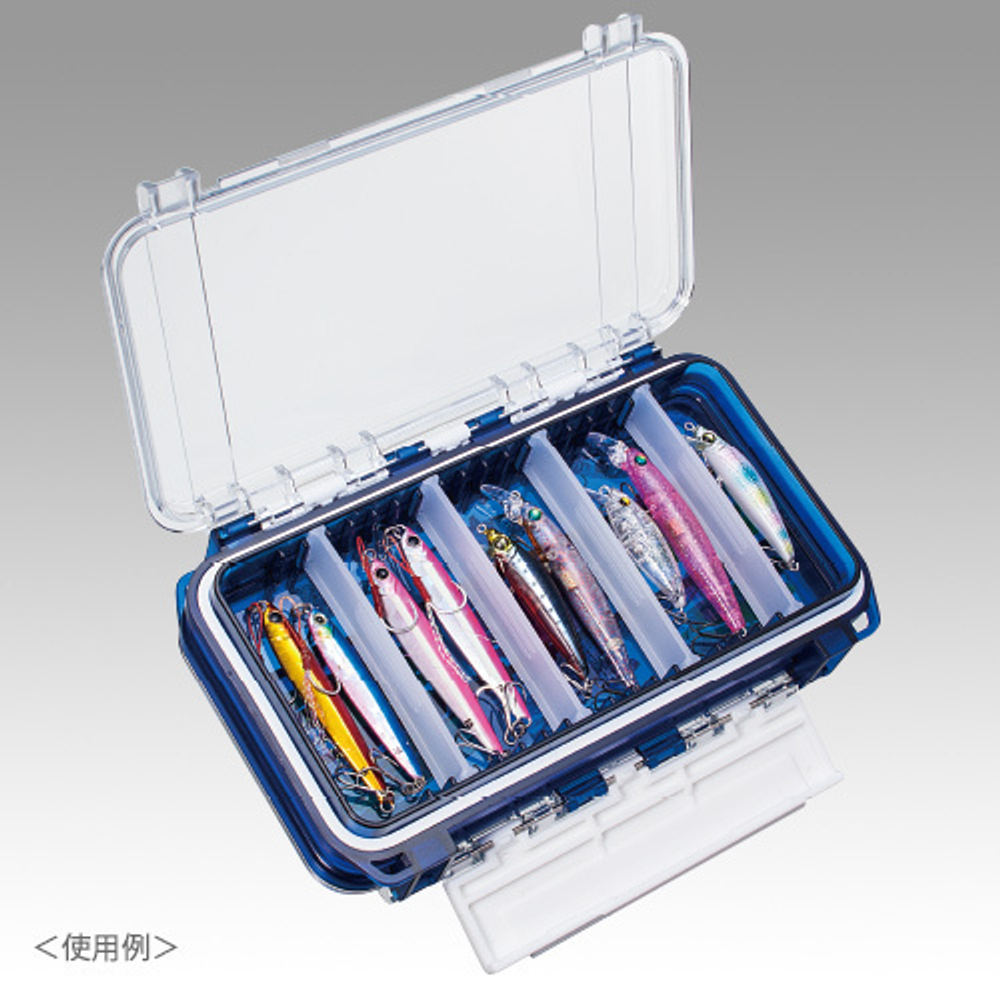 Коробка под приманки MEIHO WATERPROOF CASE WG CLEAR BLUE