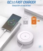 Беспроводное зарядное устройство 32W СЗУ/1PD/1 QC3.0/2 USB-A AW003 LDNIO