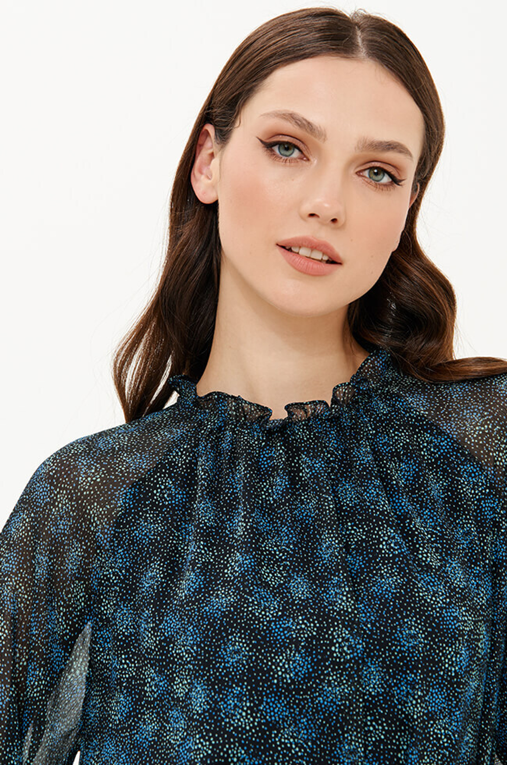 51720 Платье женское (синий принт)