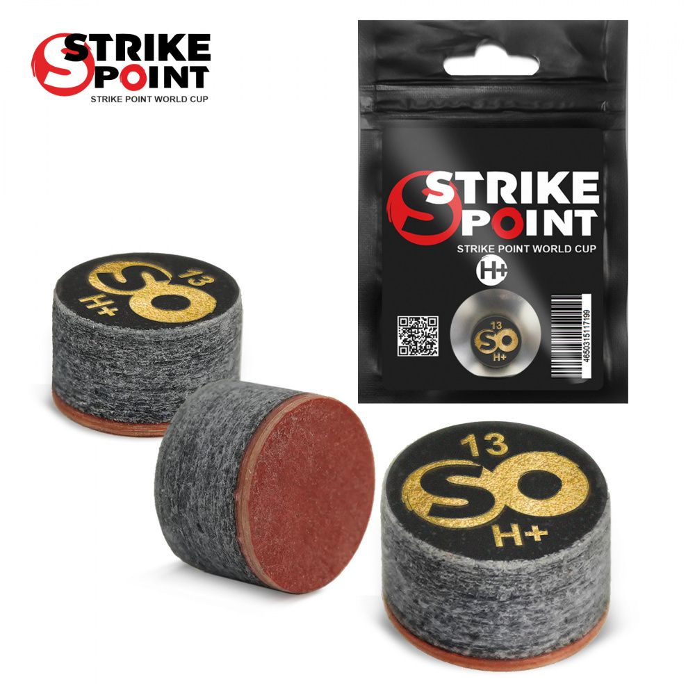 Наклейка для кия 13мм STRIKE POINT World CUP H+, с фиброй