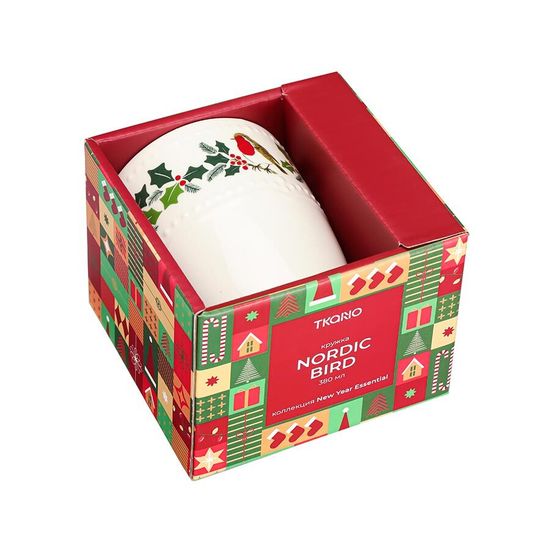 Кружка nordic bird из коллекции new year essential, 360 мл