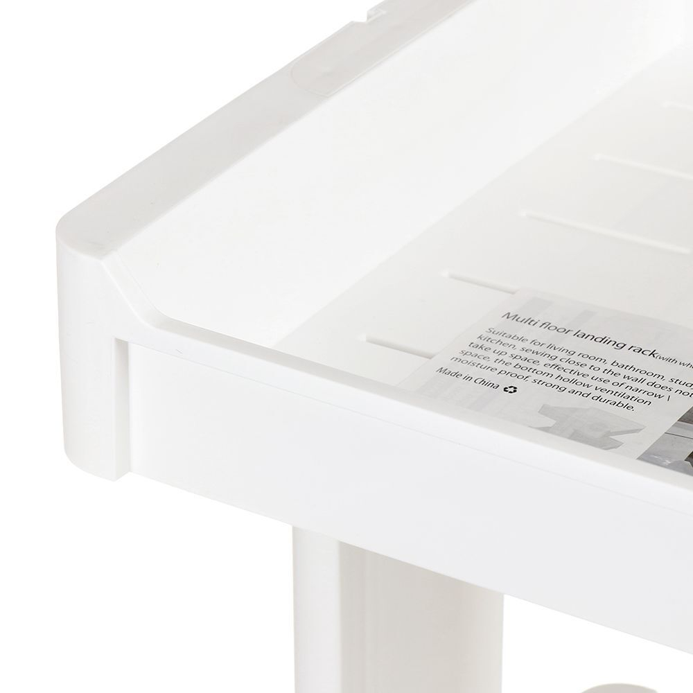 Полка универс, пластик, 4 секц, 39х35х108 см, на колесах, SPE34381-1