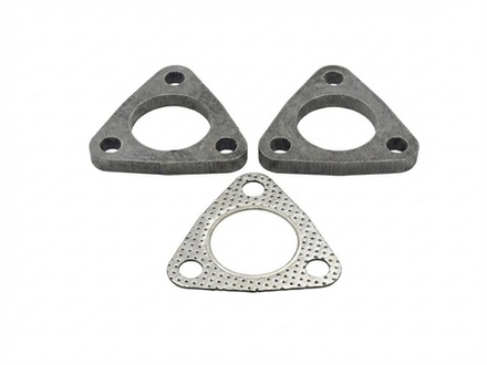 Фланец универсальный 45мм под 3 болта, (комплект) толщина 8мм