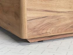 Кровать Адам с подъемным механиз (дуб крафт золотой/грей алькантара)