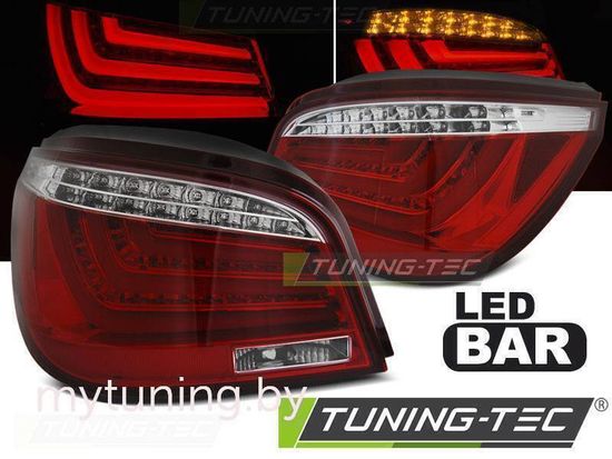 Задние фонари для BMW 5 E60 LCI (07-10) LED красные светлые