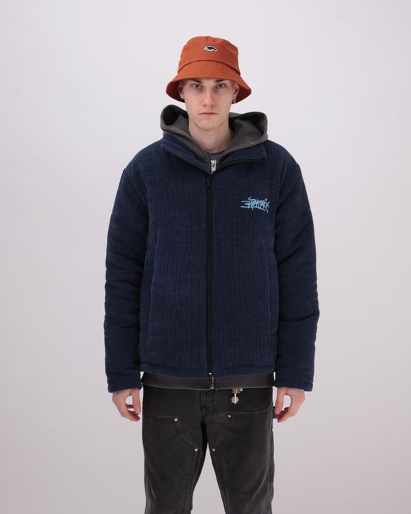 Пуховик Downlight Velvet Синяя - фото 3