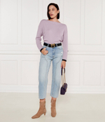 Хлопковый свитер Pinko - лавандовый(104467 A277)