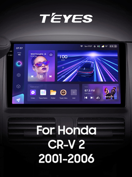 Teyes CC3 2K 9"для Honda CR-V 2 2001-2006