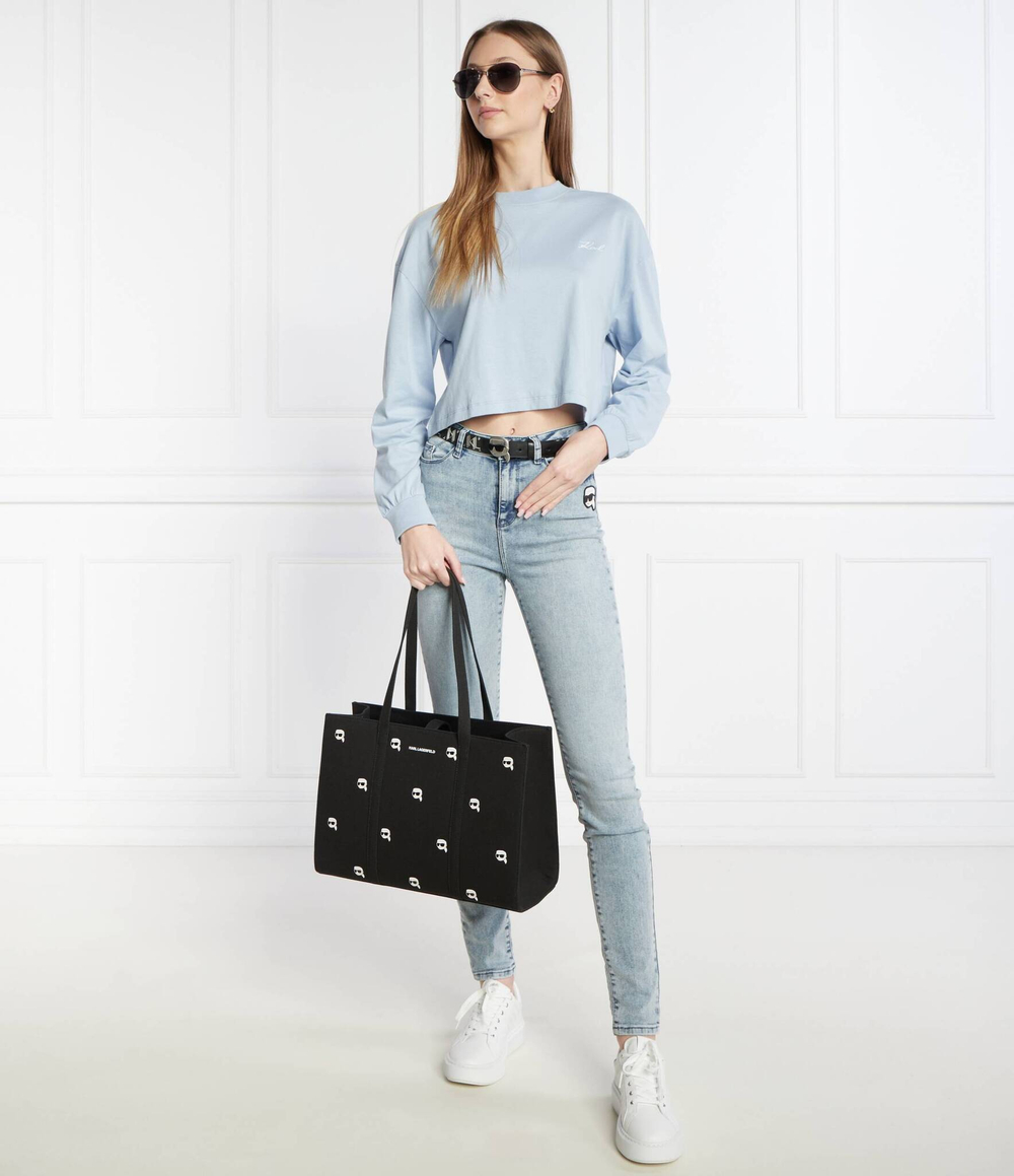 Худи signature Karl Lagerfeld - голубой(241W2107)