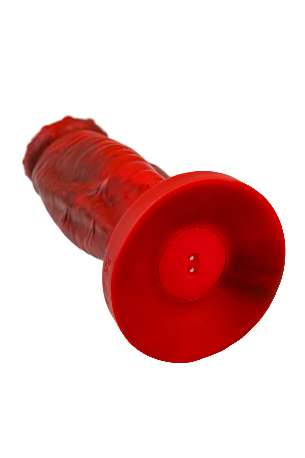 Вибратор Black&Red Monster Saur красный 21,7 см