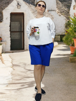 2178 Шорты женские васильковый (60)