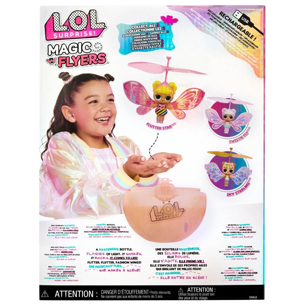 L.O.L. SURPRISE - Летающая фея Flutter Star Magic Flyers крылатая кукла 593546 / артикул   593430EUC 593546  / GTIN 035051593546