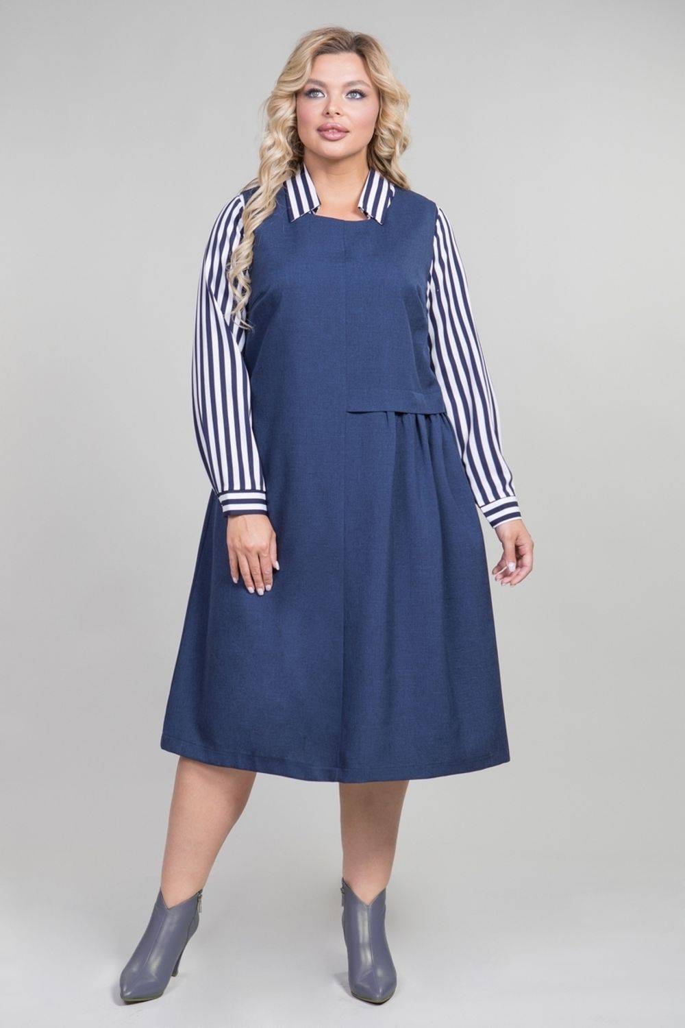 Сарафан 914 коричневый Novita (Акция)