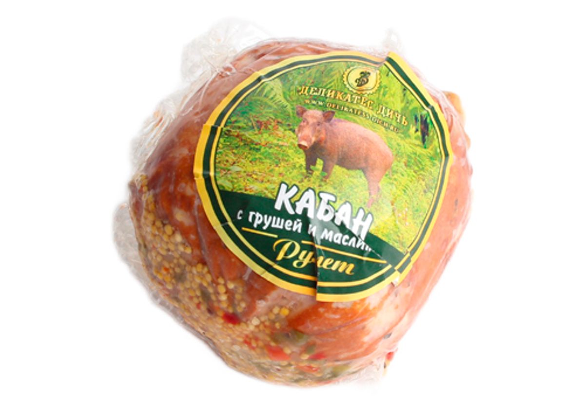 Рулет кабан с грушей и маслинами, 330г