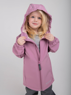 Куртка из софтшелла "Пыльная роза"
