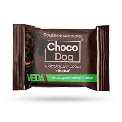 CHOCO DOG Шоколад для собак темный, 85гр