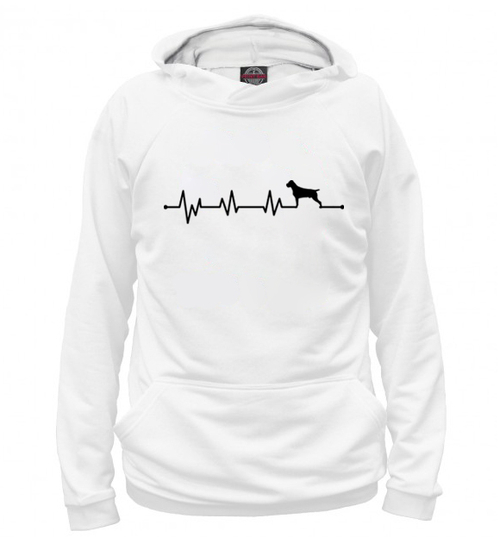 Толстовка "Кане Корсо - сердечный ритм"