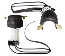 Комплект луз с выкатом, скоба - латунь (лен, кожа)