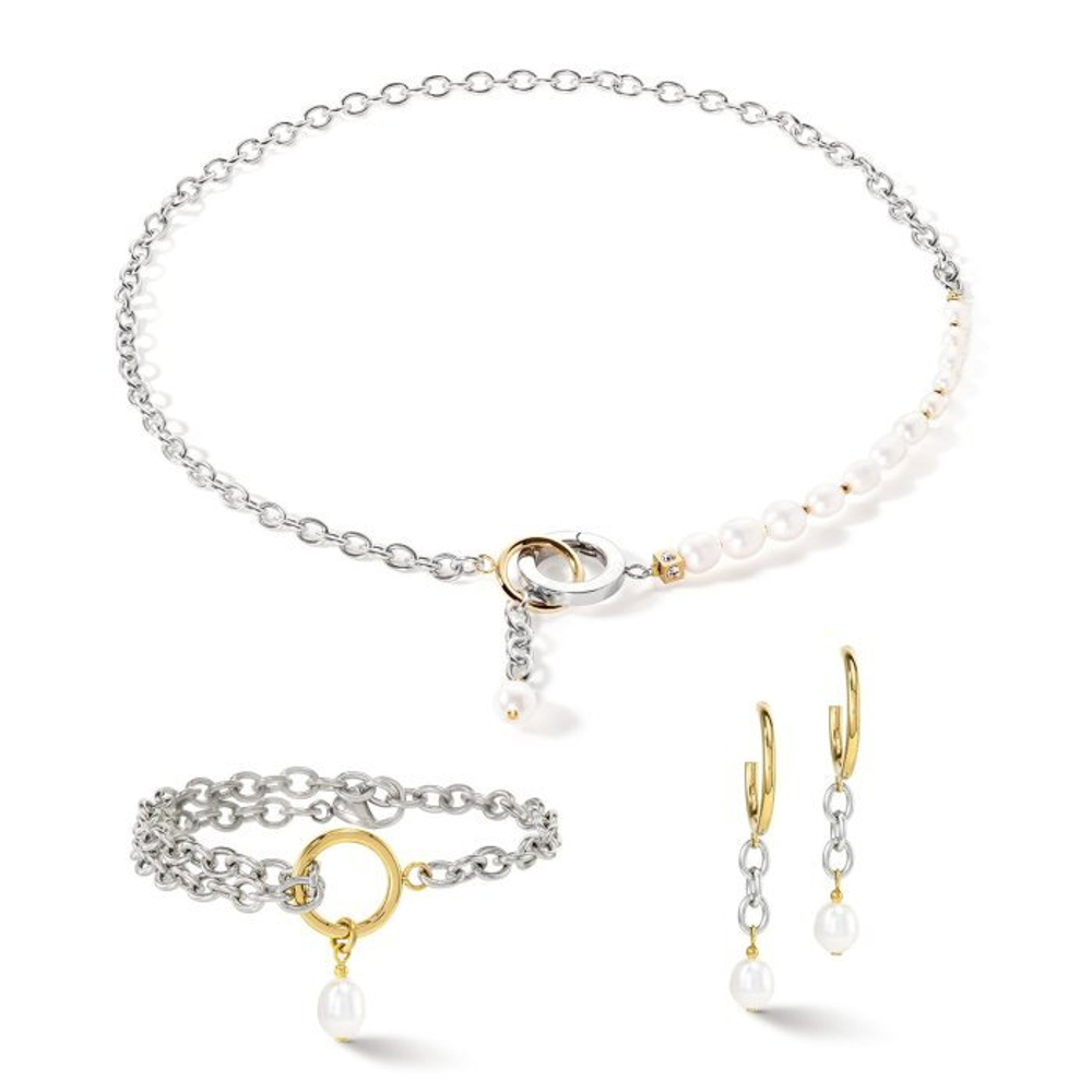 Серьги Coeur de Lion bicolor 1104/21-1426