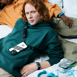 Adidas Originals Wrist Watch Quartz Movement Nylon Strap Blue Dial Unisex