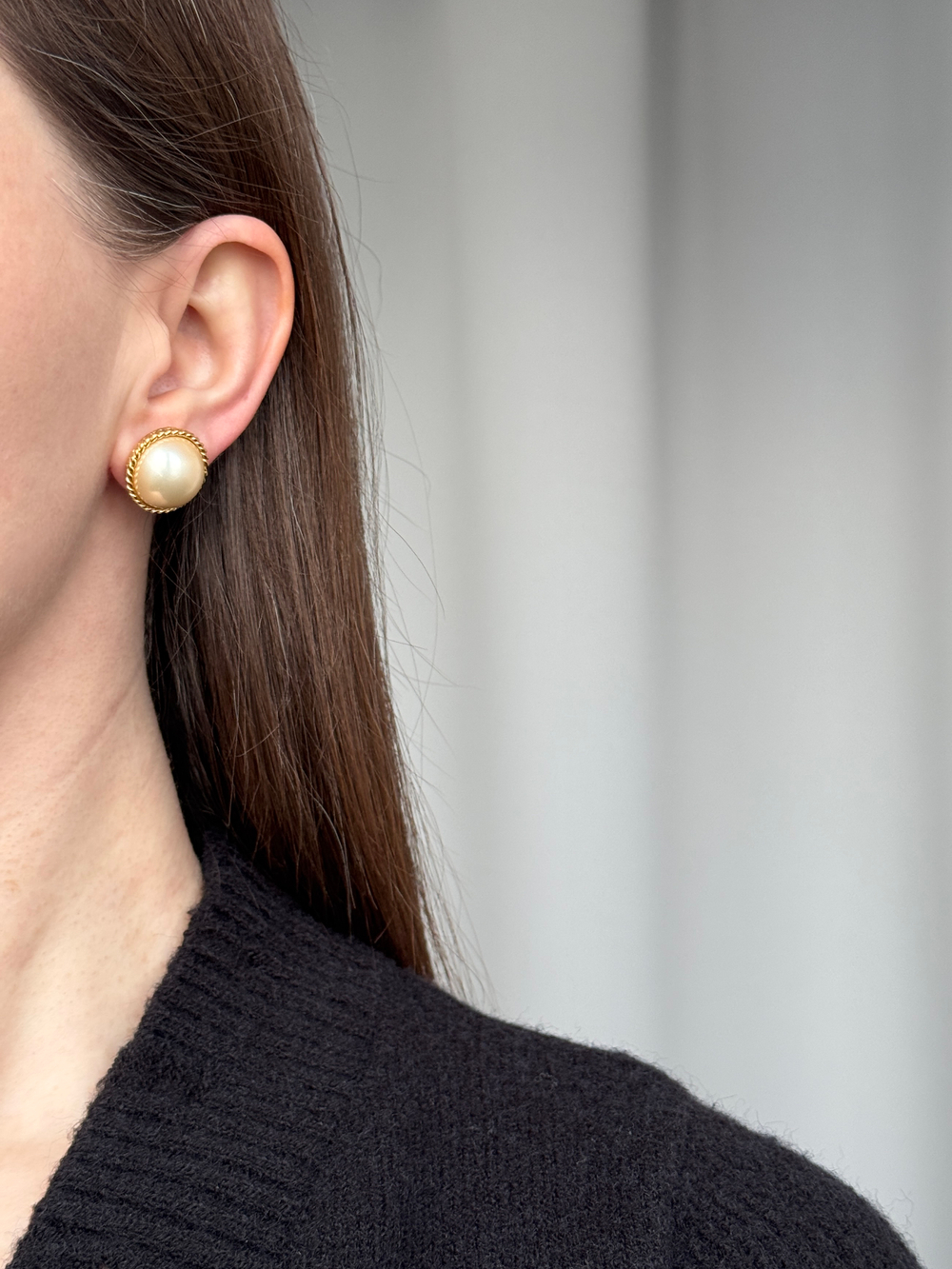 Серьги с «жемчугом»