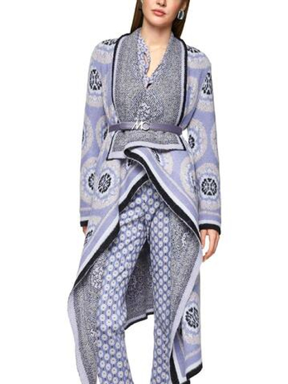 Marc Cain Пальто вязаное из смесовой шерсти