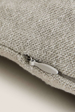 ZARA HOME ЛЬНЯНОЙ ЧЕХОЛ ДЛЯ ДЕКОРАТИВНОЙ ПОДУШКИ, СВЕТЛО-ЗЕЛЕНЫЙ