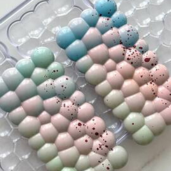 516 | Форма для шоколадных плиток "Пузырьки" (275*175 мм)