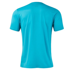 Теннисная футболка Joma Picasho Short Sleeve - fluor turquoise/dark navy