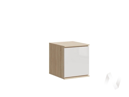 Антресоль к пеналу (450) МС Челси (дуб сонома/белый глянец холодный)