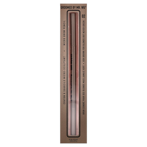 Jason Wu, Groomed By Mr. Wu®, микрокарандаш для бровей, оттенок 02 Medium, 0,09 г (0,003 унции)