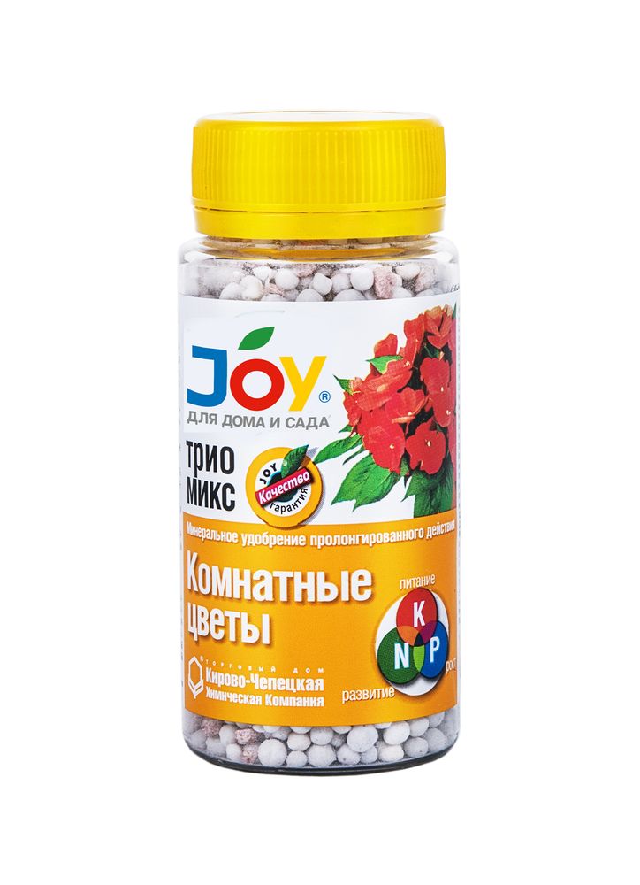 УДОБРЕНИЕ ТРИО МИКС JOY Д/КОМНАТНЫХ ЦВЕТОВ 100Г