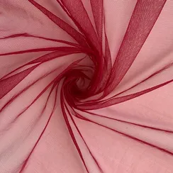 Бюстовая сетка неэластичная бордо