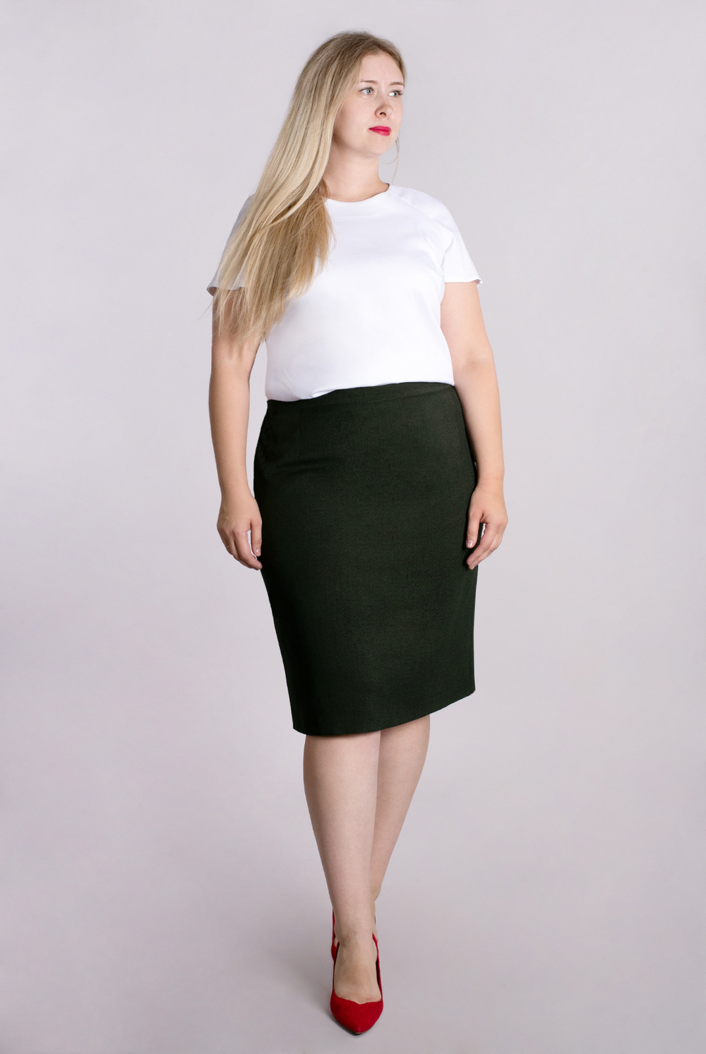 Юбка женская 051-60, Хаки #48Х01051-60