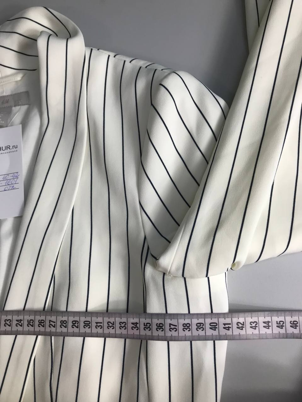 Жакет H&M в полоску,маркировка 34, визуально 40/42 размер