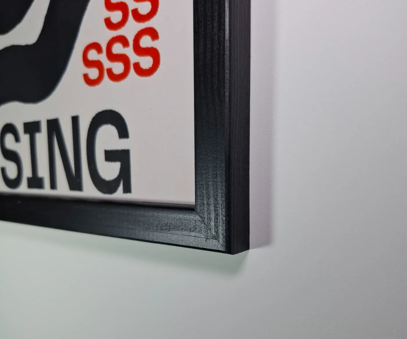 Рамка для постера черная