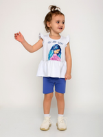 Костюм "Манго-1", белый/сиреневый, р.122, (Ивашка)