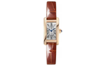 CARTIER TANK DE Quartz Movement 30m Water Resistance Women"s Watch Silver Dial