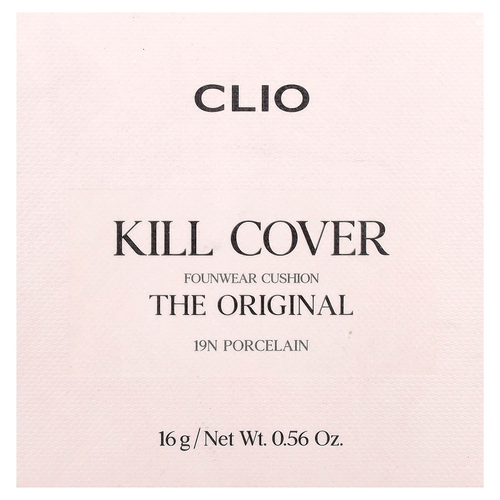 Clio, Death Cover FounWear Cushion, кушон, 19N фарфоровый, 16 г (0,56 унции)