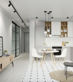 Керамогранит Lb ceramics Клинт 30x30 см 1.35 м² матовый цвет белый