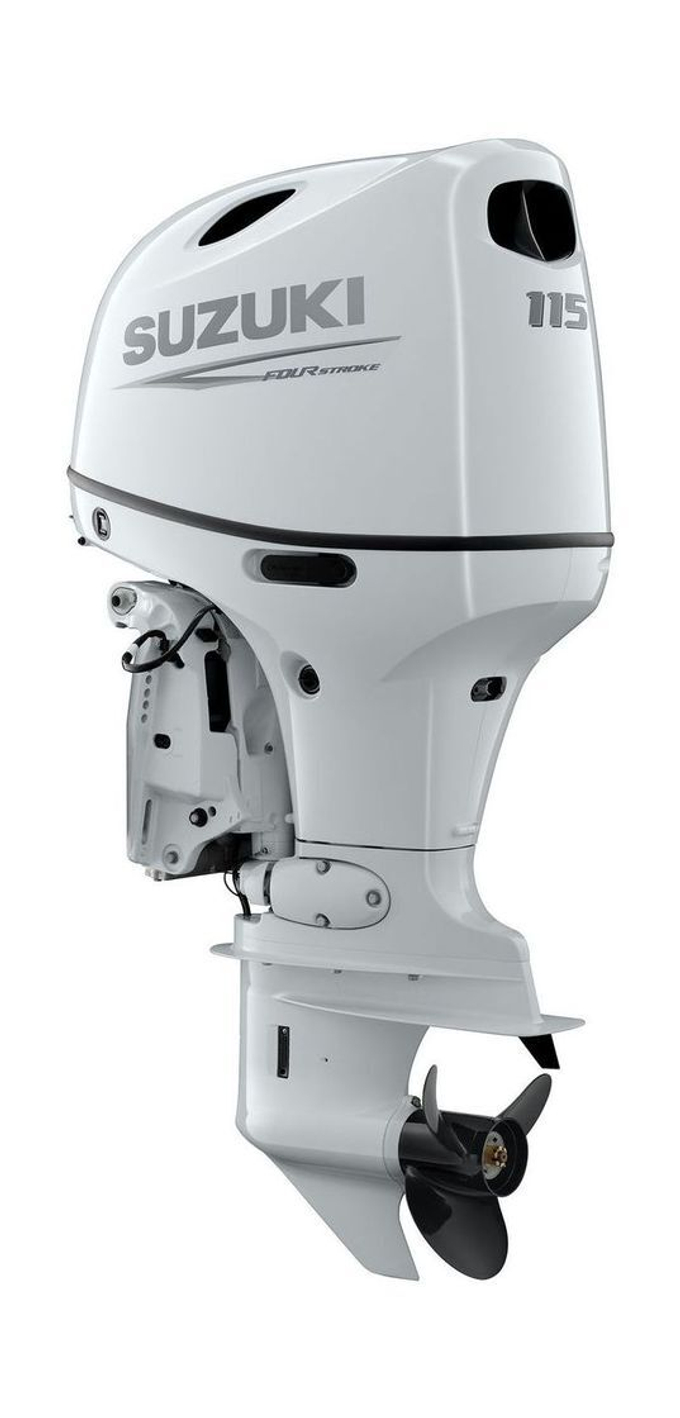 Мотор лодочный Suzuki DF115BTL CAN, белый