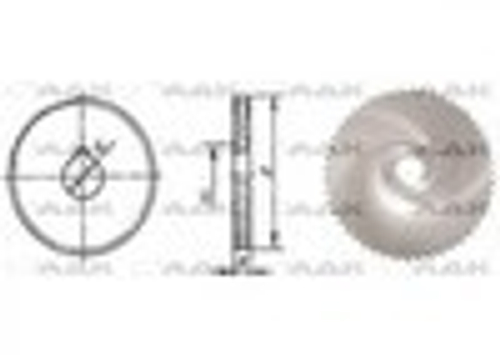 Фрезы отрезные ГОСТ 2679-93   Р6М5 50*13*1.2   Z80 Тип1