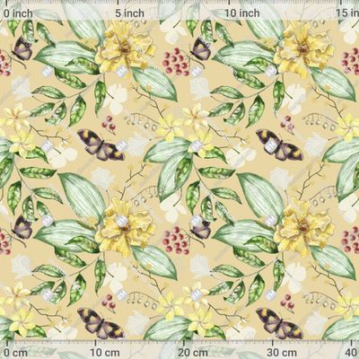 Нежные цветы, ягоды, бабочки by Polina Bottalova 638 DPI