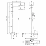 Душевая система Lemark Tropic LM7007C