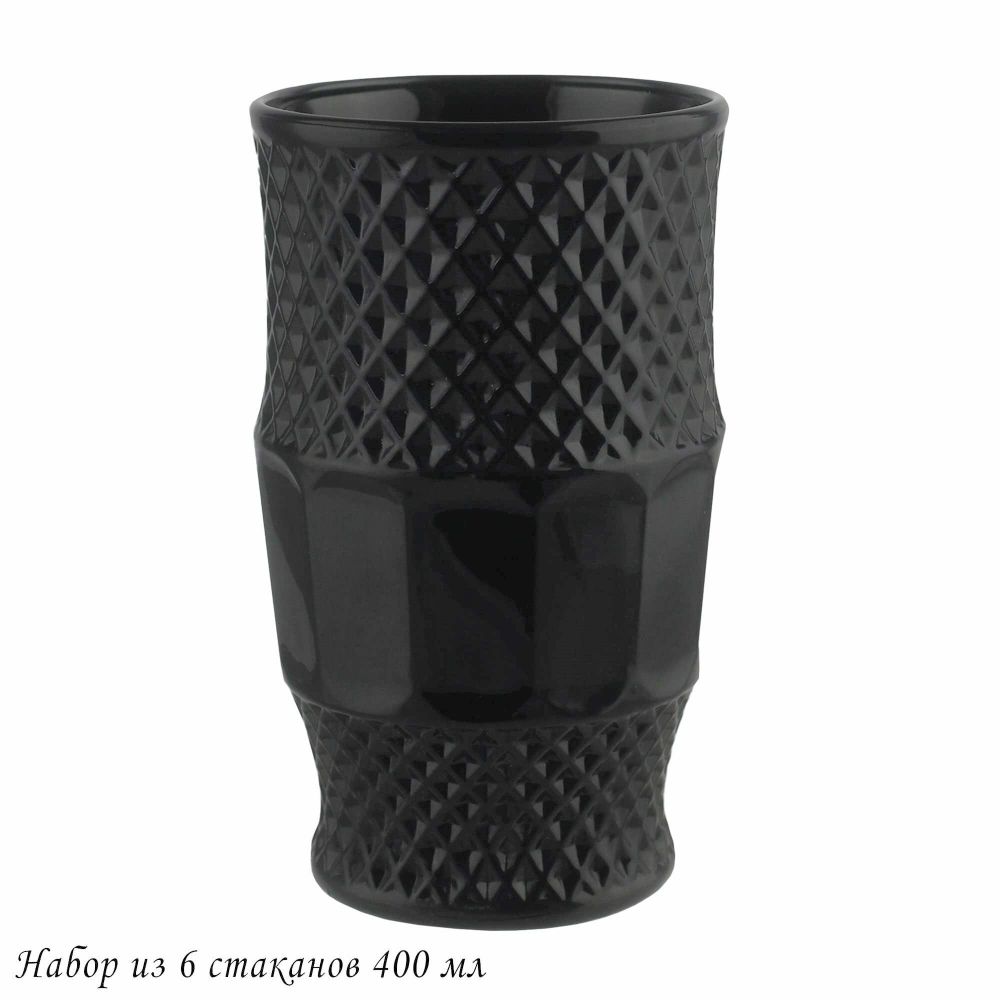 Lenardi 583-007 Набор из 6 стаканов 400 мл в под.уп.(х4)Стекло