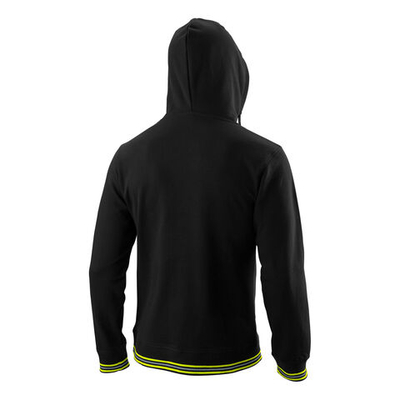 Мужская кофта теннисная Wilson Go To Woven Hoody Men - Black, Yellow