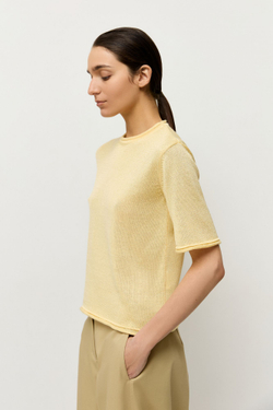 Джемпер-футболка из вискозы с хлопком