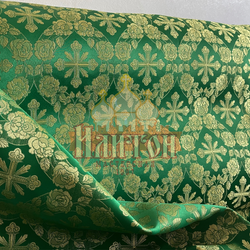 Шёлк "Феодосия" облегчённый зелёный